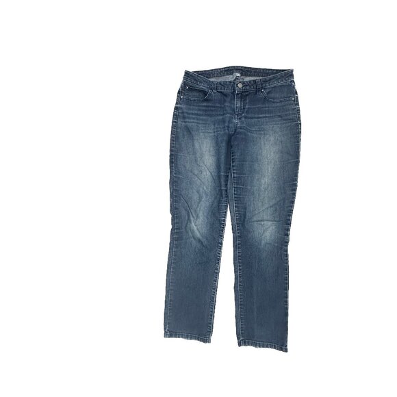 Jennifer Lopez Straight Leg Women's size 8 Dark Wash Blue Denim jeans - Picture 1 of 5